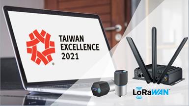 Solução Advantech LoRaWAN vence prêmio de excelência de Taiwan em 2021